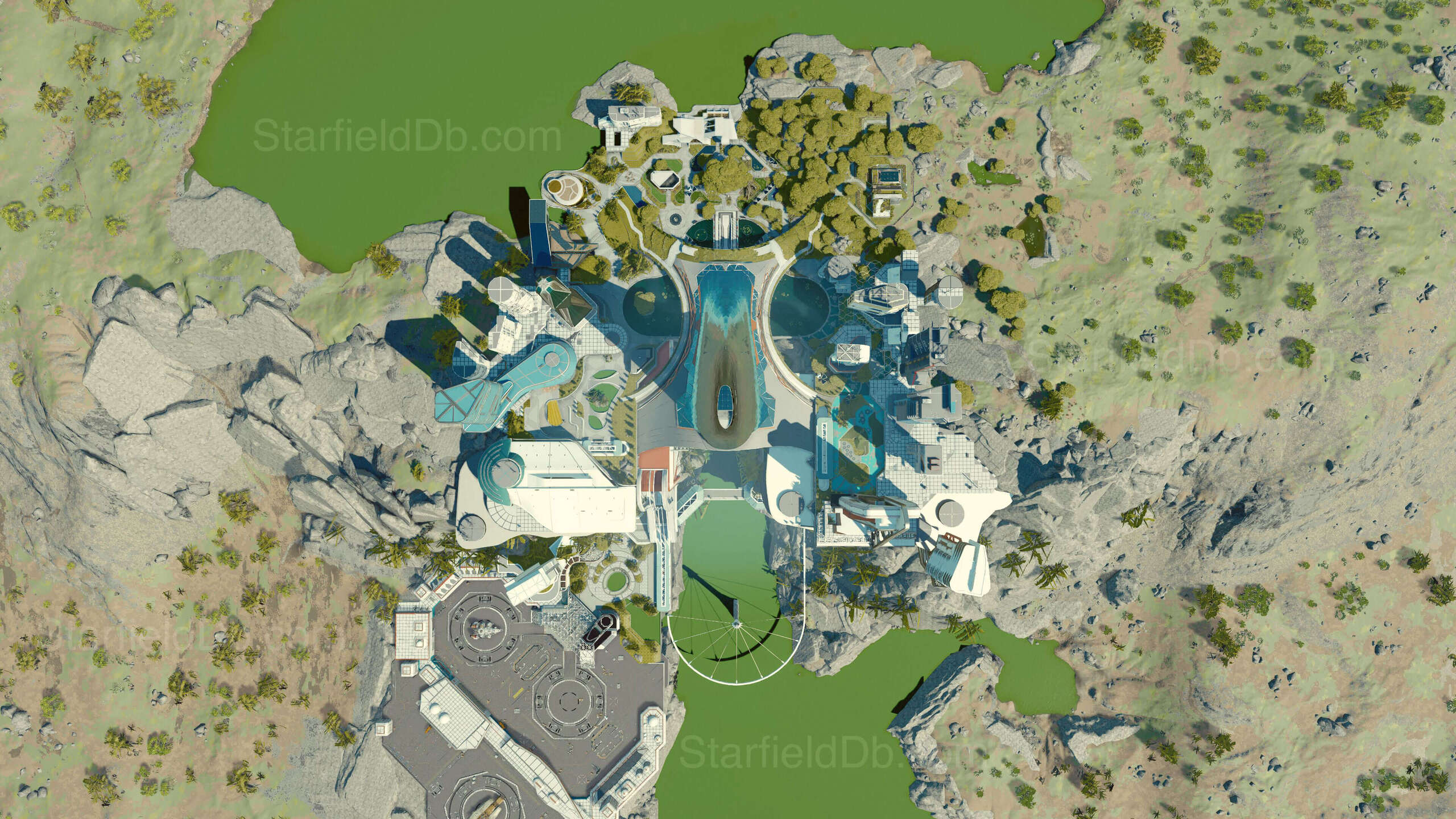 New Atlantis Map Starfield Maps Starfielddb 
